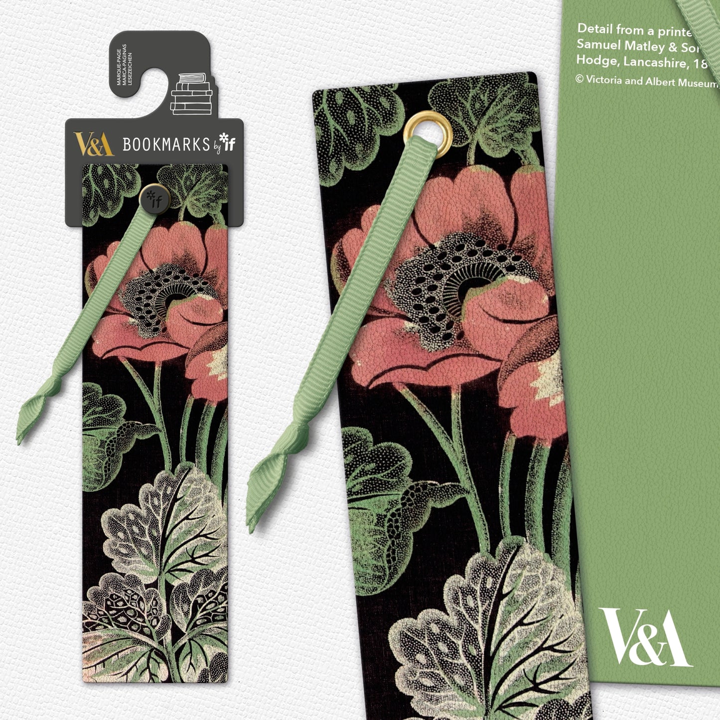 Floral Anemone Bookmark - V&A Collection