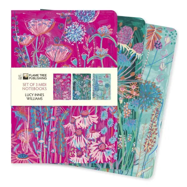 Lucy Innes Williams Set of 3 Midi Notebooks