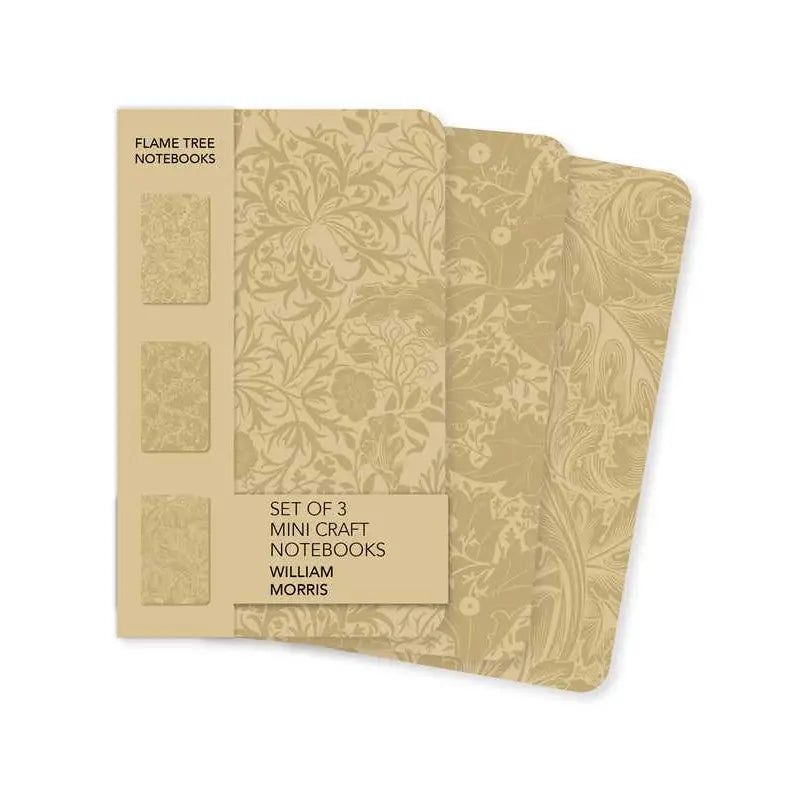 William Morris Mini Craft Notebooks (Set of 3)