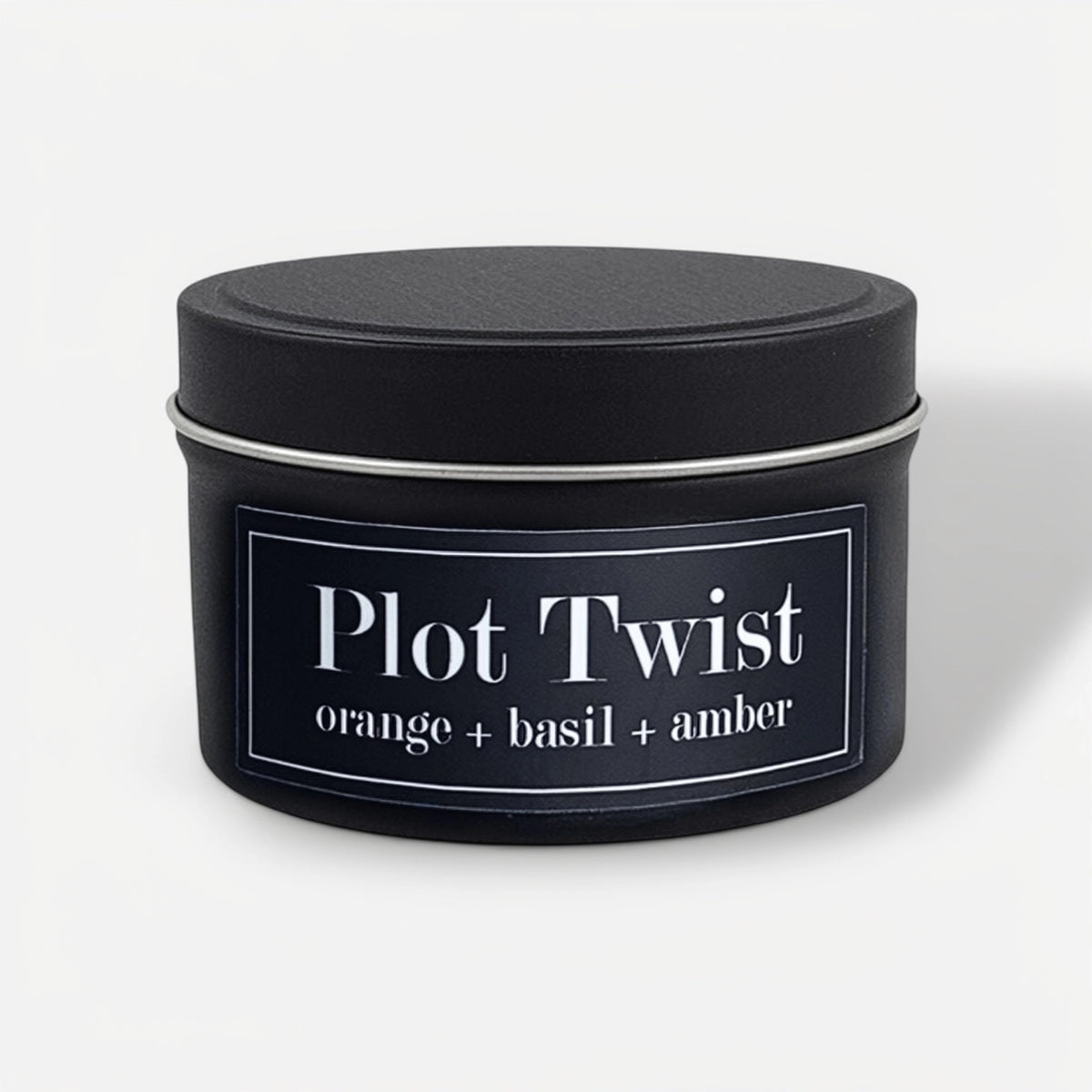 Plot Twist Literary Candle: Orange, Basil & Amber