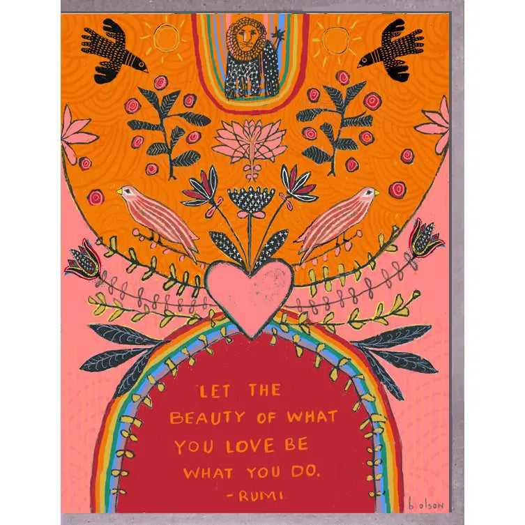 Lion Heart - Greeting Card
