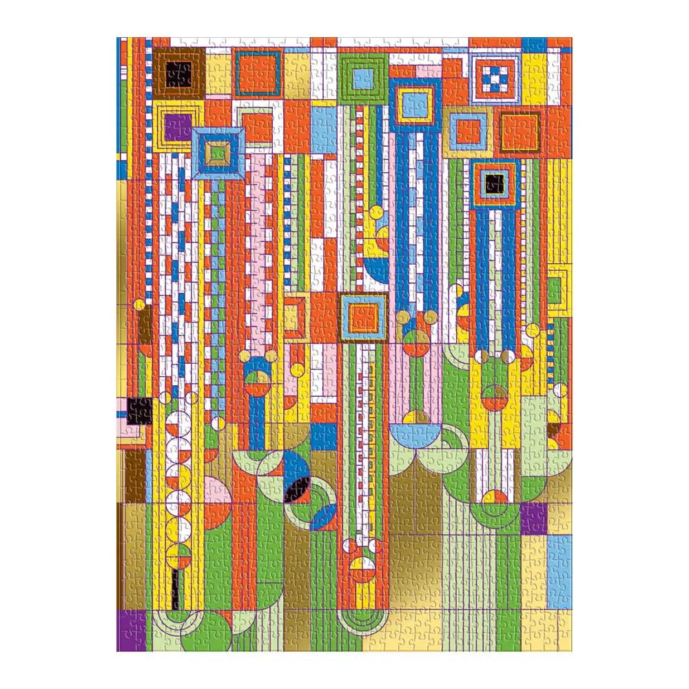 Frank Lloyd Wright Saguaro Forms & Cactus Flowers - 1000 Piece Foil Puzzle