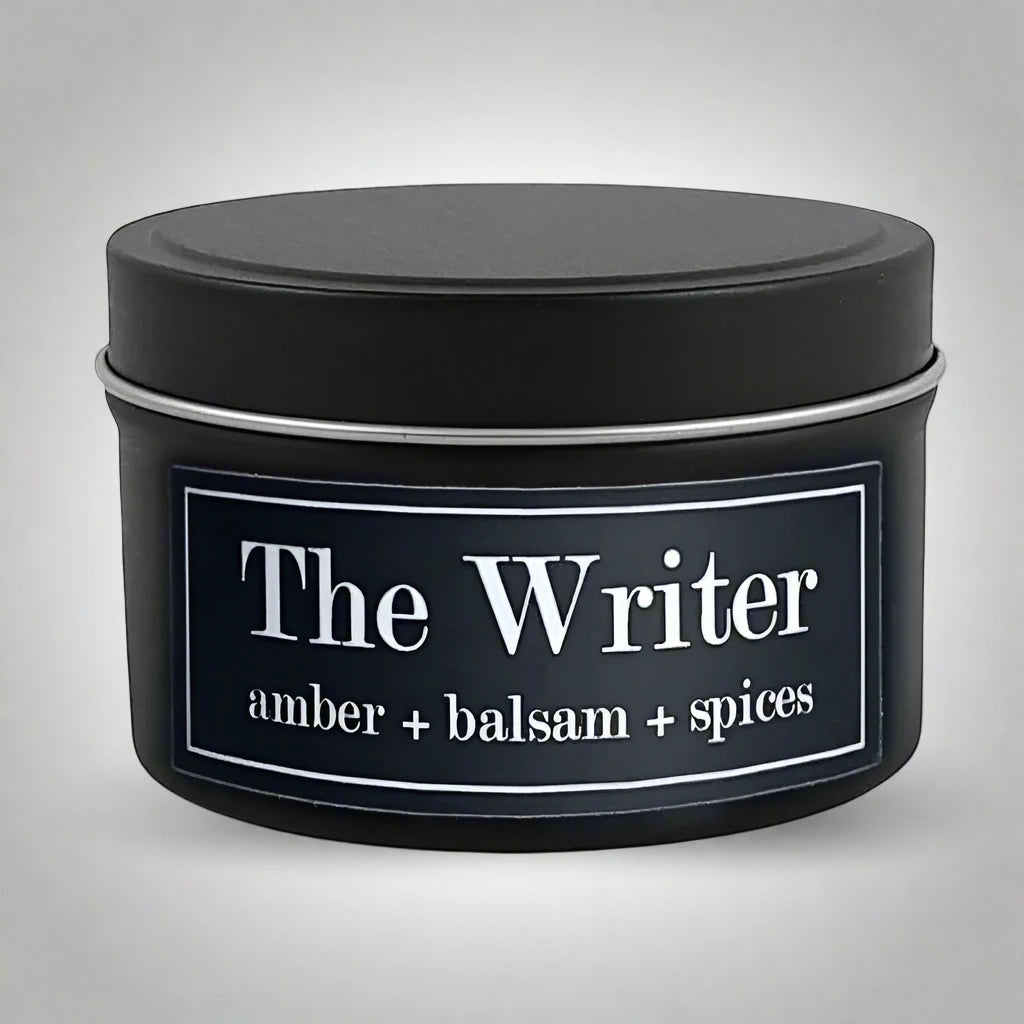 The Writer 4oz Candle - Amber + Balsam + Spices