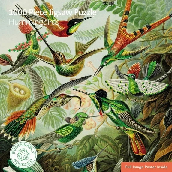 V&A: Humming Birds | 1000-Piece Sustainable Jigsaw Puzzle