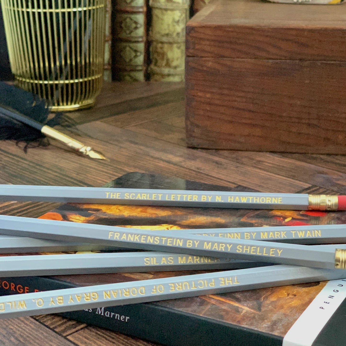 Banned Books 19th Century Pencil Set
