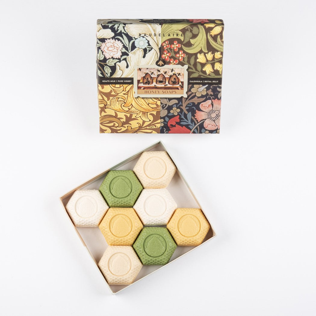 Honey Soap Assortment Gift Box - 8 Bars (1.4oz Each)