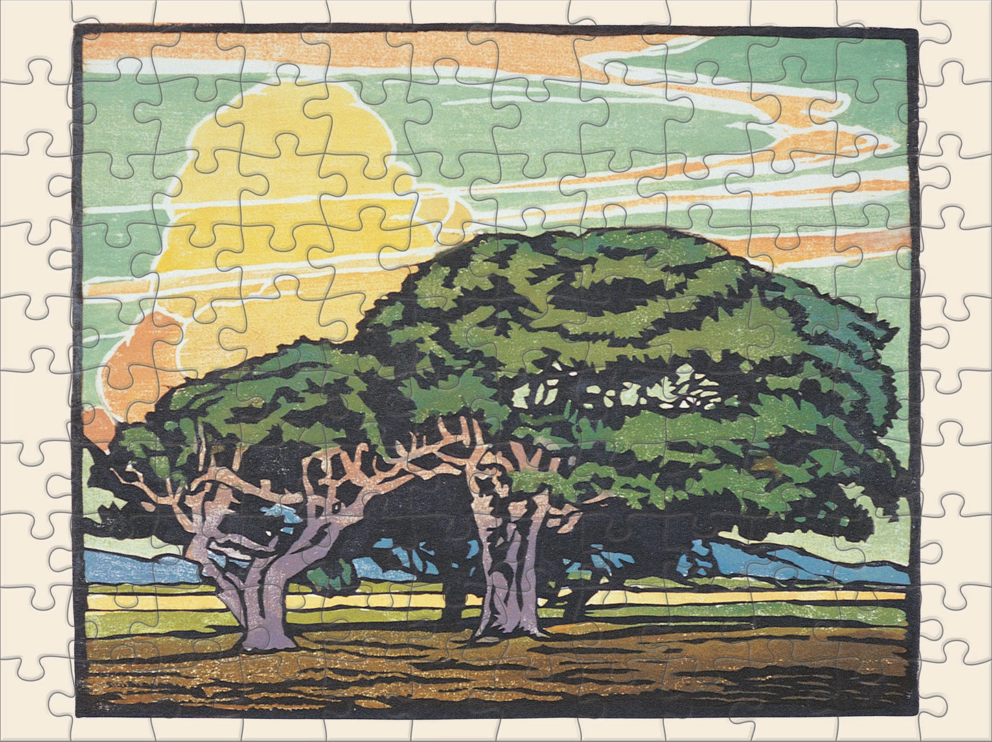 William S. Rice Arts & Crafts - 120-Piece Double-Sided Puzzle Set
