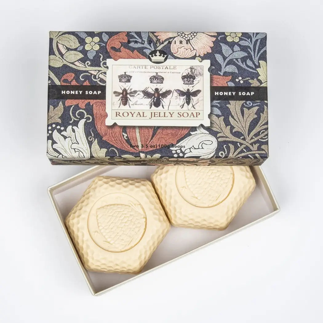 Royal Jelly Honey Soap Gift Set - 3.5oz Bars (2-Pack)