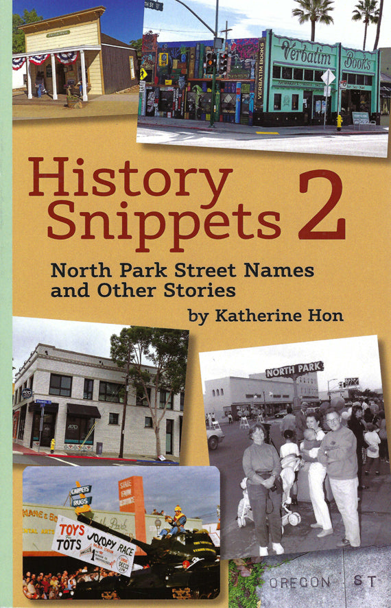 History Snippets 2: North Park Street Names and Other Stories