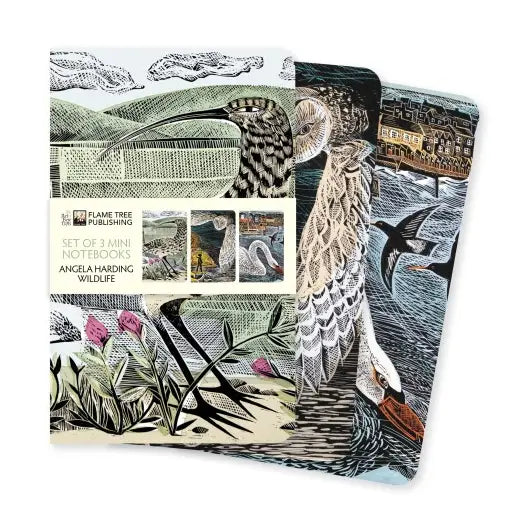 Angela Harding: Wildlife Set of 3 Mini Notebooks