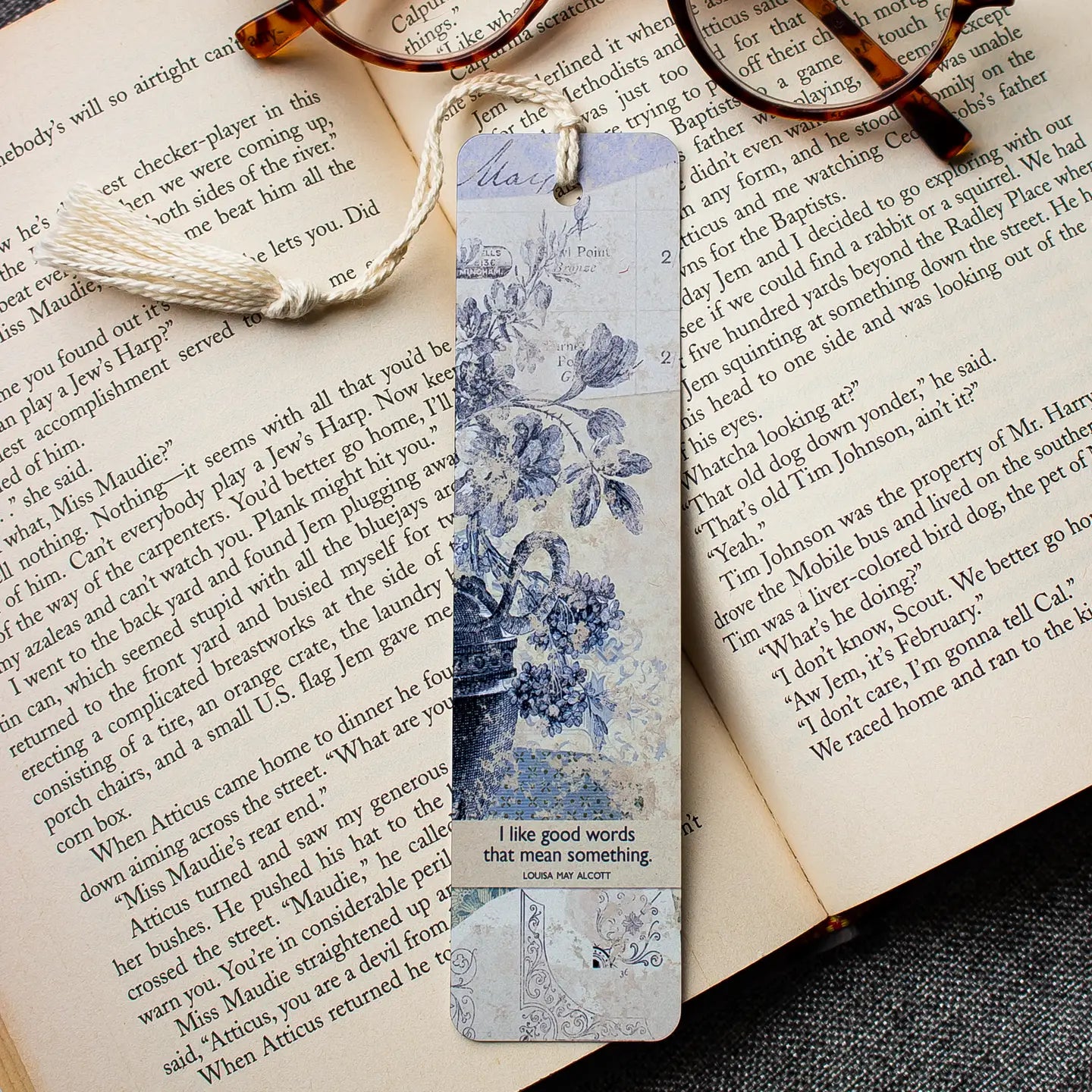 Louisa May Alcott Quote Bookmark