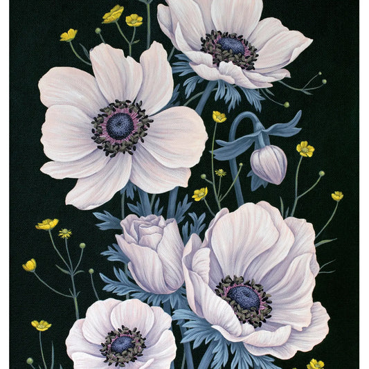 Vasilisa Romanenko: Anemones Birthday Card