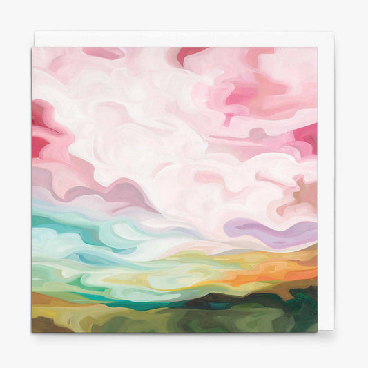 Belle Weather Square Art Card