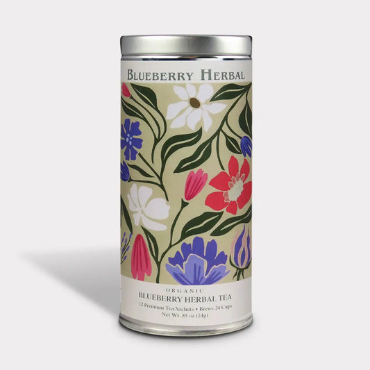 Fluer Nuevo Blueberry Herbal Tea Sachets – Tall Tin