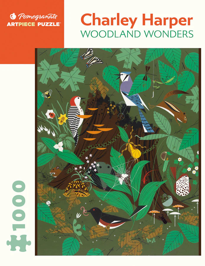 Charley Harper Woodland Wonders - 1000 Piece Puzzle