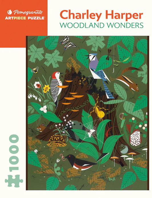 Charley Harper Woodland Wonders - 1000 Piece Puzzle