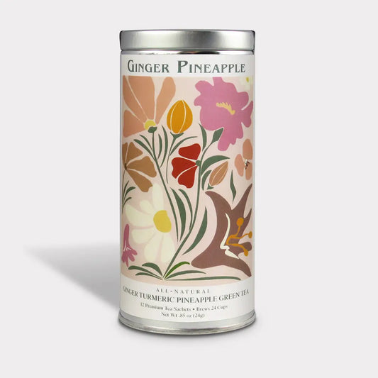Fluer Nuevo Ginger Pineapple Tea Sachets – Tall Tin