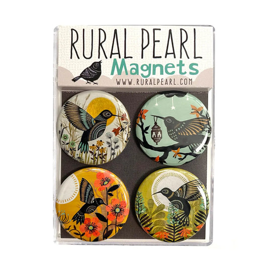 Hummingbird Magnets - Set of 4
