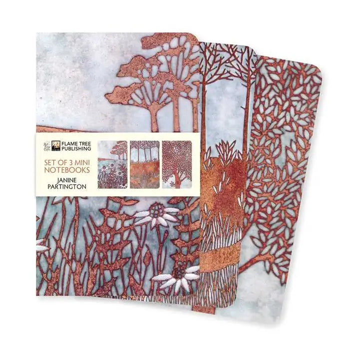 Janine Partington Mini Notebooks (Set of 3)