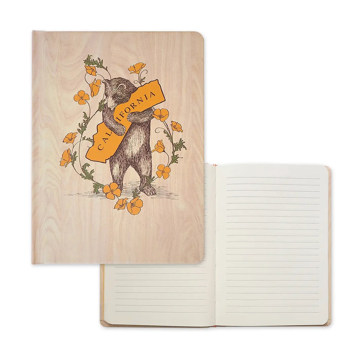California Bear Hug Hardcover Journal