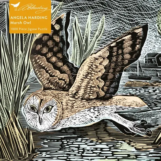 Angela Harding: Marsh Owl - 1000 Piece Sustainable Jigsaw
