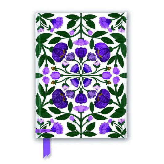 Nina Pace: Purple Flowers Journal
