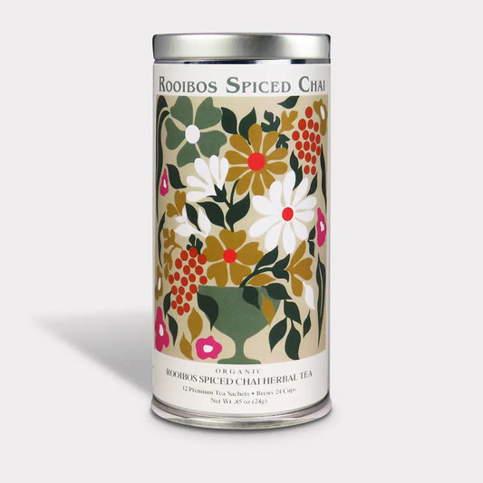 Fluer Nuevo Rooibos Spiced Tea Sachets – Tall Tin