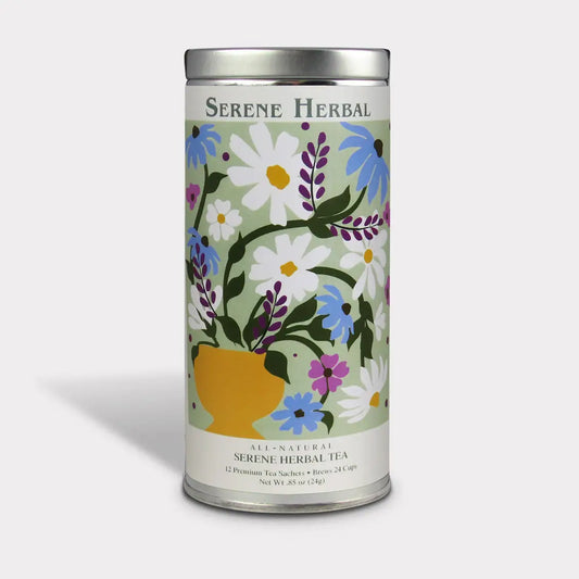 Fluer Nuevo Serene Herbal Tea Sachets – Tall Tin