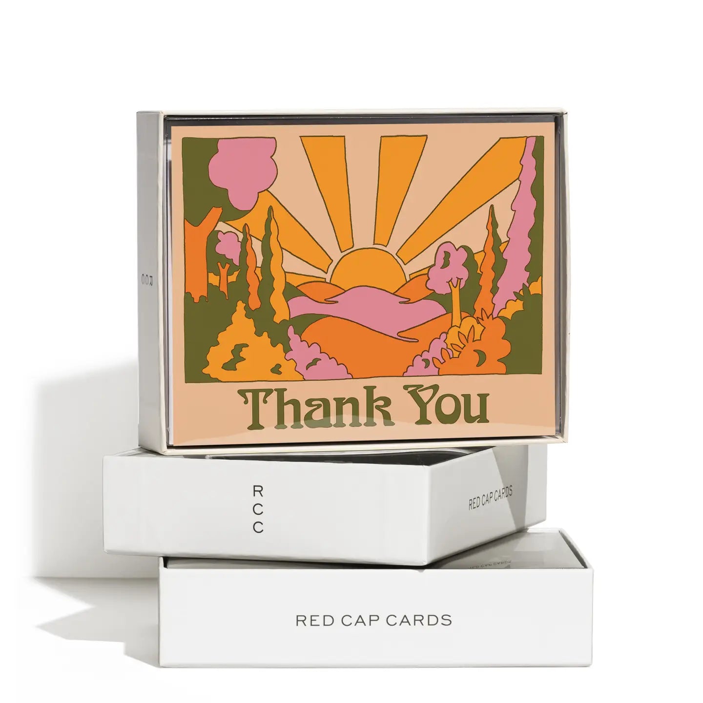 Sunrise Thank You Greeting Card - Set of 8