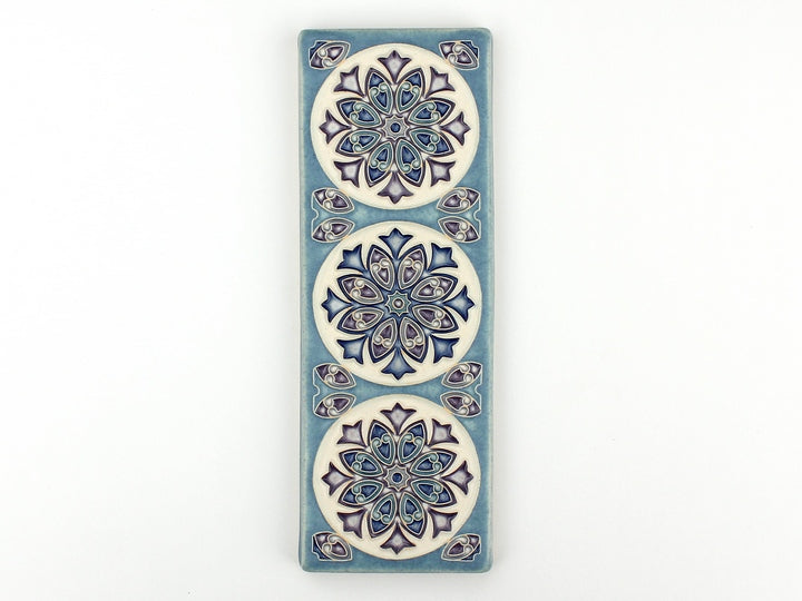Trio Art Tile - Blue and White