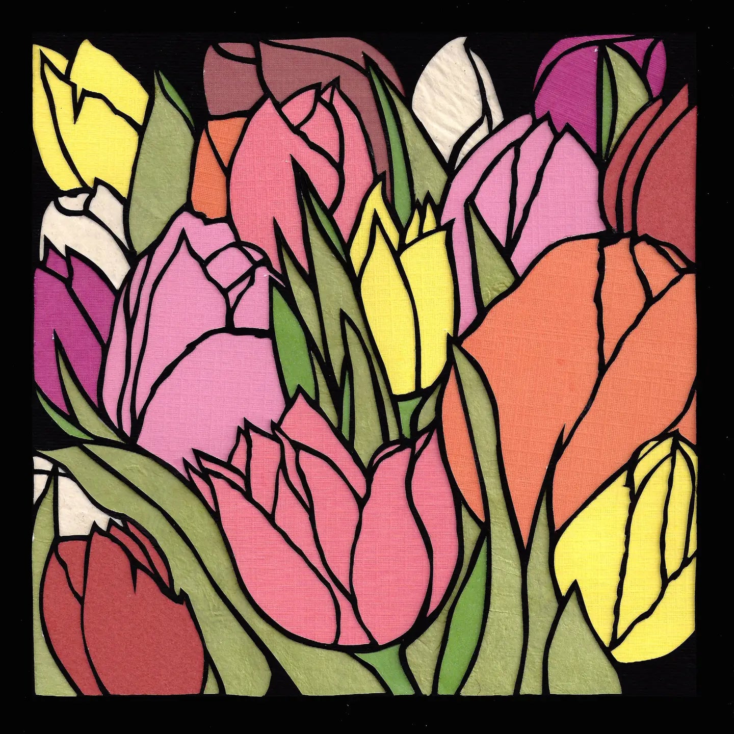 Tulip Love — Greeting Card