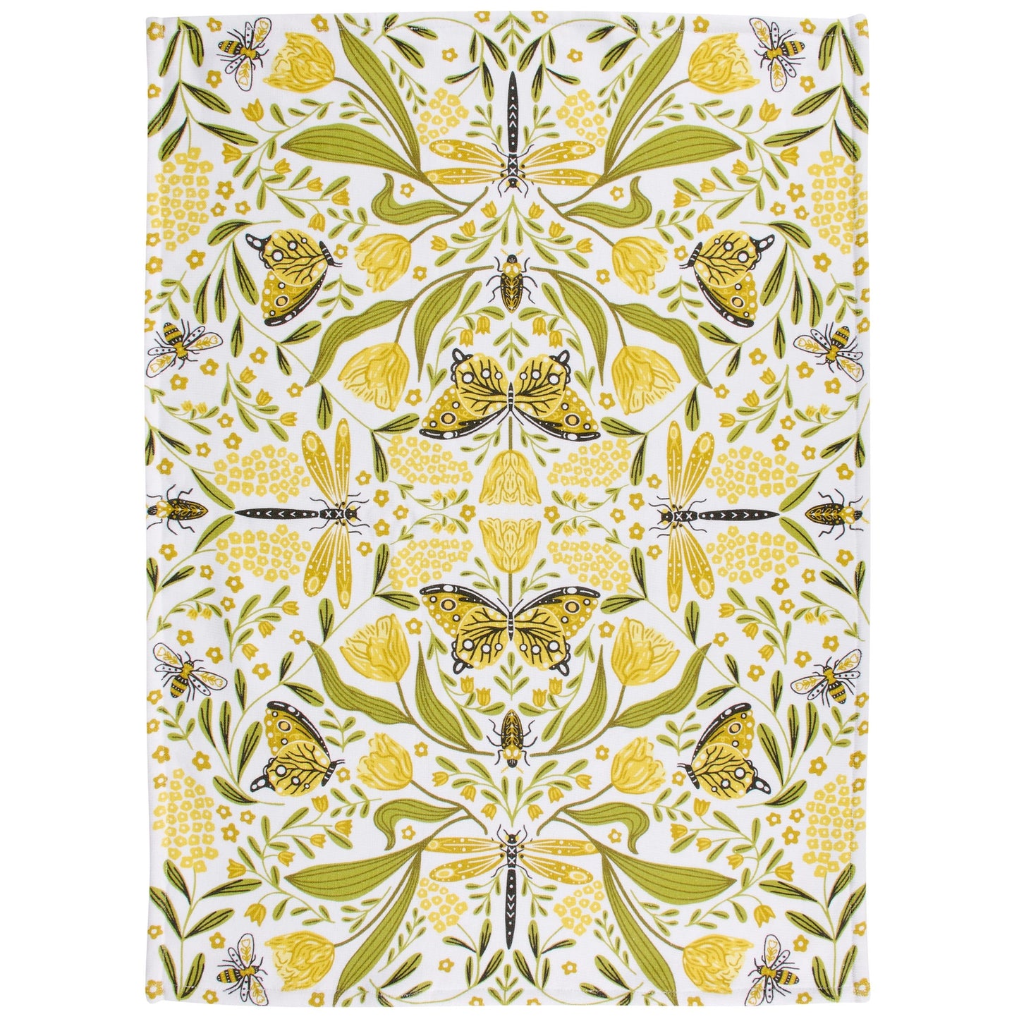 Golden Dragonfly Kitchen Towel